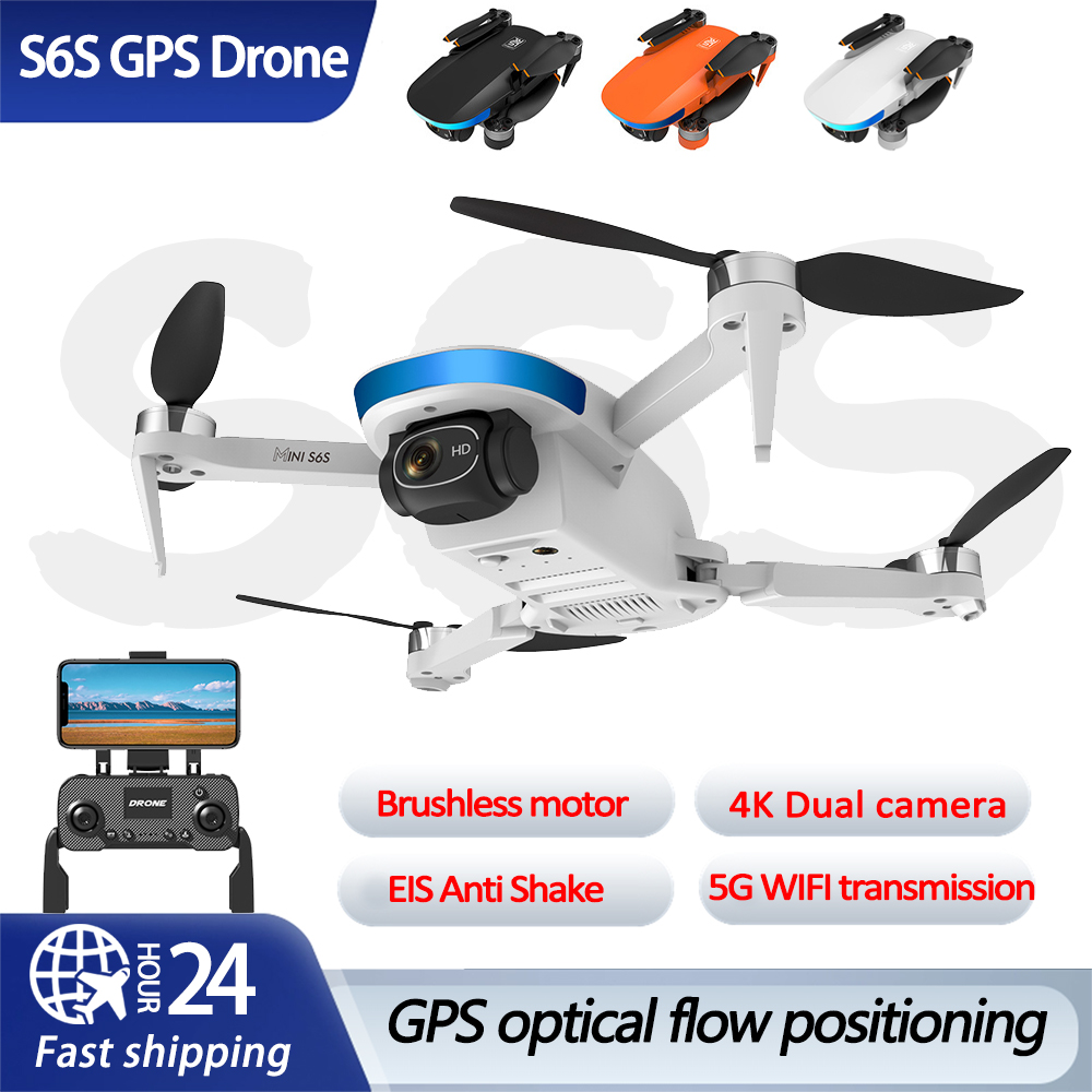 Drone Gimbal 2 Axis - Dron S6S z GPS, pozycjonowaniem na