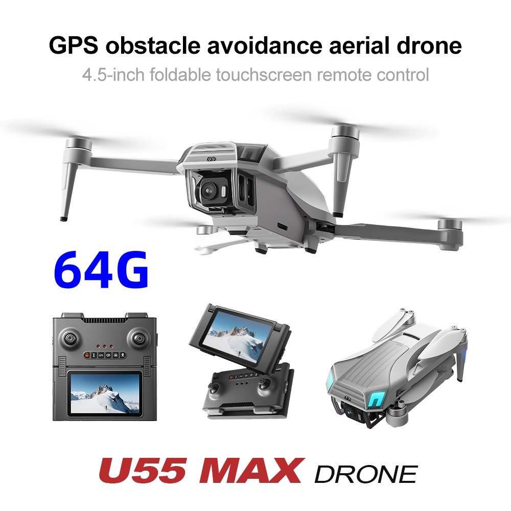 NCZOBOE U55 Dron GPS z pilotem – Drone Gimbal 2 Axis recenzja i cena