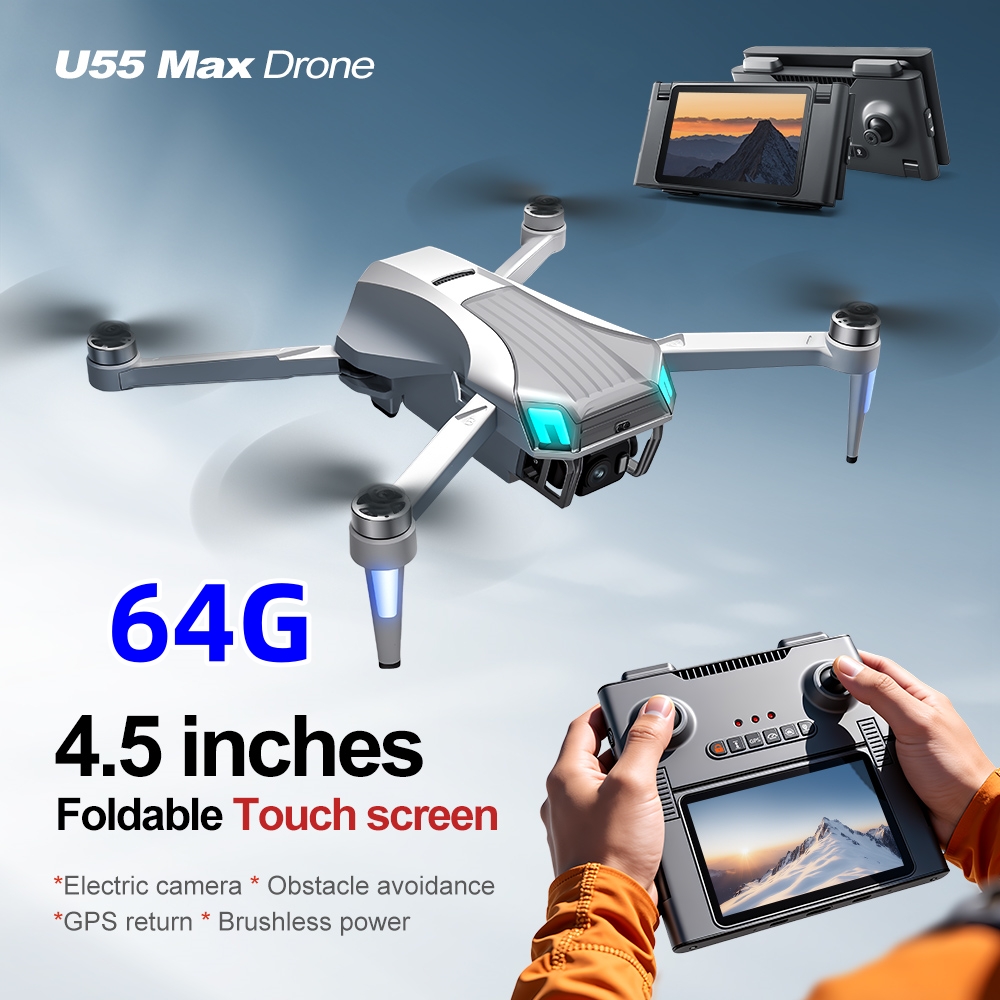 NCZOBOE U55 Dron GPS z optyczn – Drone Gimbal 2 Axis recenzja i cena